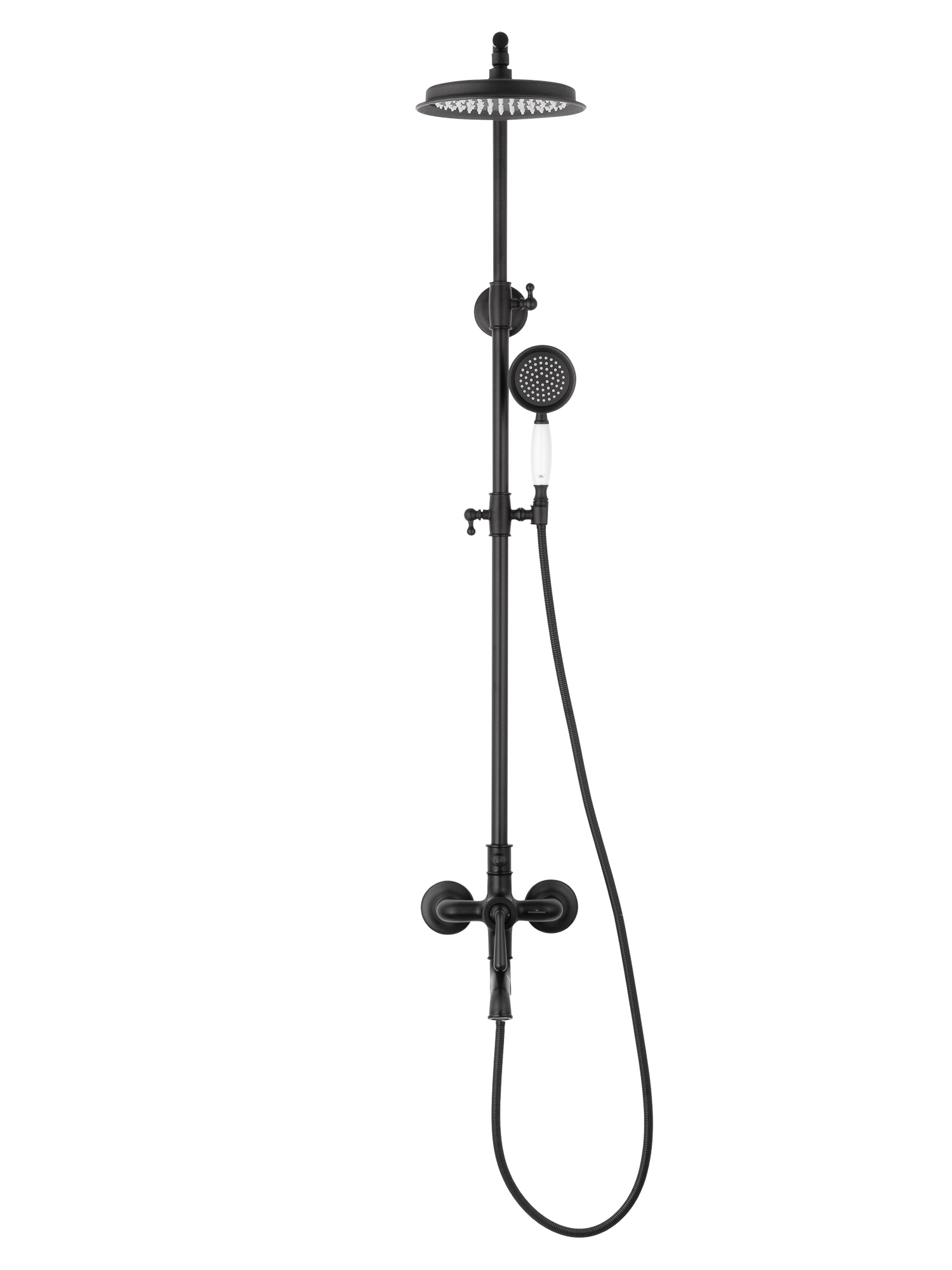 Душевая система WONZON & WOGHAND STEAM, Черный матовый (WW-88739008-MB)