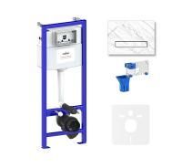 Комплект 5 в 1 инсталляции для подвесного унитаза Lavinia Boho Relfix 77010057