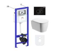 Комплект 6 в 1 Lavinia Boho Bell Pro Rimless 77050132, премиум со стеклянной клавишей