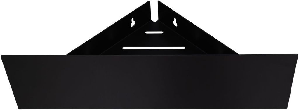 Полка Aquanet Магнум Н 28x28 черная матовая, угловая Полка Aquanet Магнум Н 28x28 черная матовая, угловая