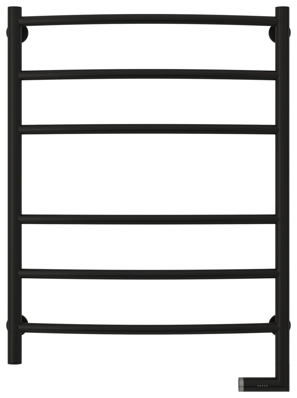 Полотенцесушитель электрический "ГАЛАНТ 2.0" 800х600 / МЭМ правый (Матовый Чёрный)