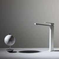 FIMA|Carlo Frattini Fit Смеситель для раковины на 1 отв, с д. клапаном click-clack, высокий, h267мм излив 160мм, цвет: белый матовый FIMA|Carlo Frattini Fit Смеситель для раковины на 1 отв, с д. клапаном click-clack, высокий, h267мм излив 160мм, цвет: белый матовый