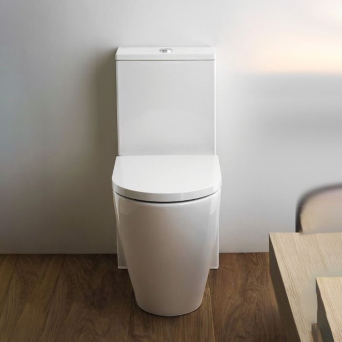 Унитаз, Laufen, Kartell by, безободковый (с открытым смывным краем), смыв Rimless, тип установки-напольный, ширина, мм-370, глубина, мм-660, высота, мм-430, комбинированный, цвет унитаза-белый