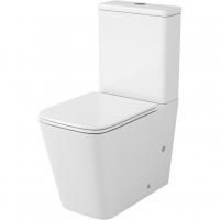 Чаша унитаза-компакта напольного безободкового OWL Vatter Ruta-G  с сиденьем DP микролифт