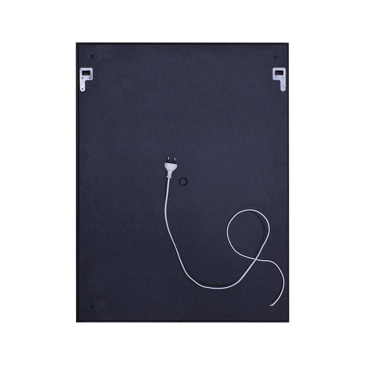 Зеркало LED VLM-2M600MB, 600x800 c сенсорным выключателем и диммером, черное