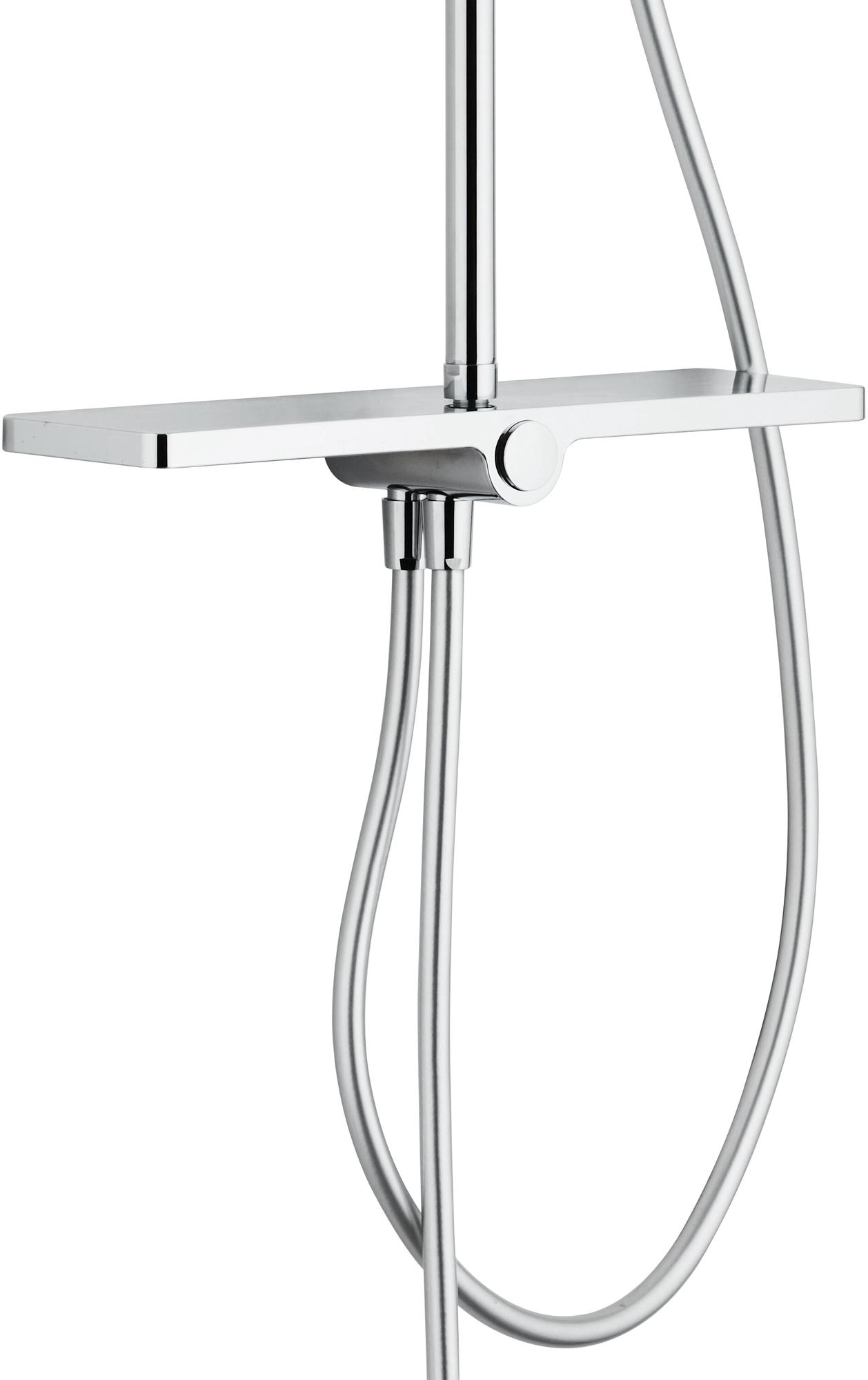 Душевая стойка Aquanet Pragmatic R AF430-70-R-C, с полочкой Душевая стойка Aquanet Pragmatic R AF430-70-R-C, с полочкой