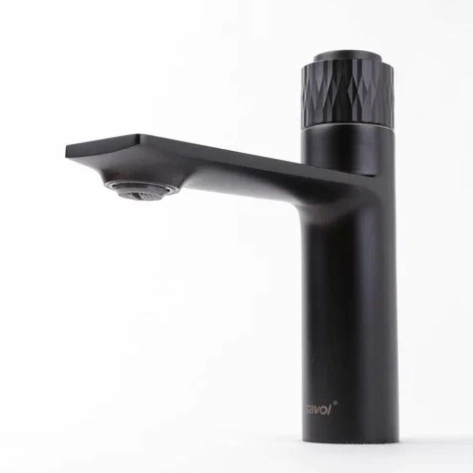 Смеситель для раковины Savol S-601810H, черный, артикул S-601810H