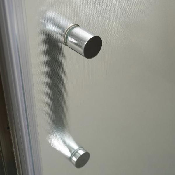 Душевая дверь BelBagno Uno 135x185 профиль Хром стекло рифленое Душевая дверь BelBagno Uno 135x185 профиль Хром стекло рифленое