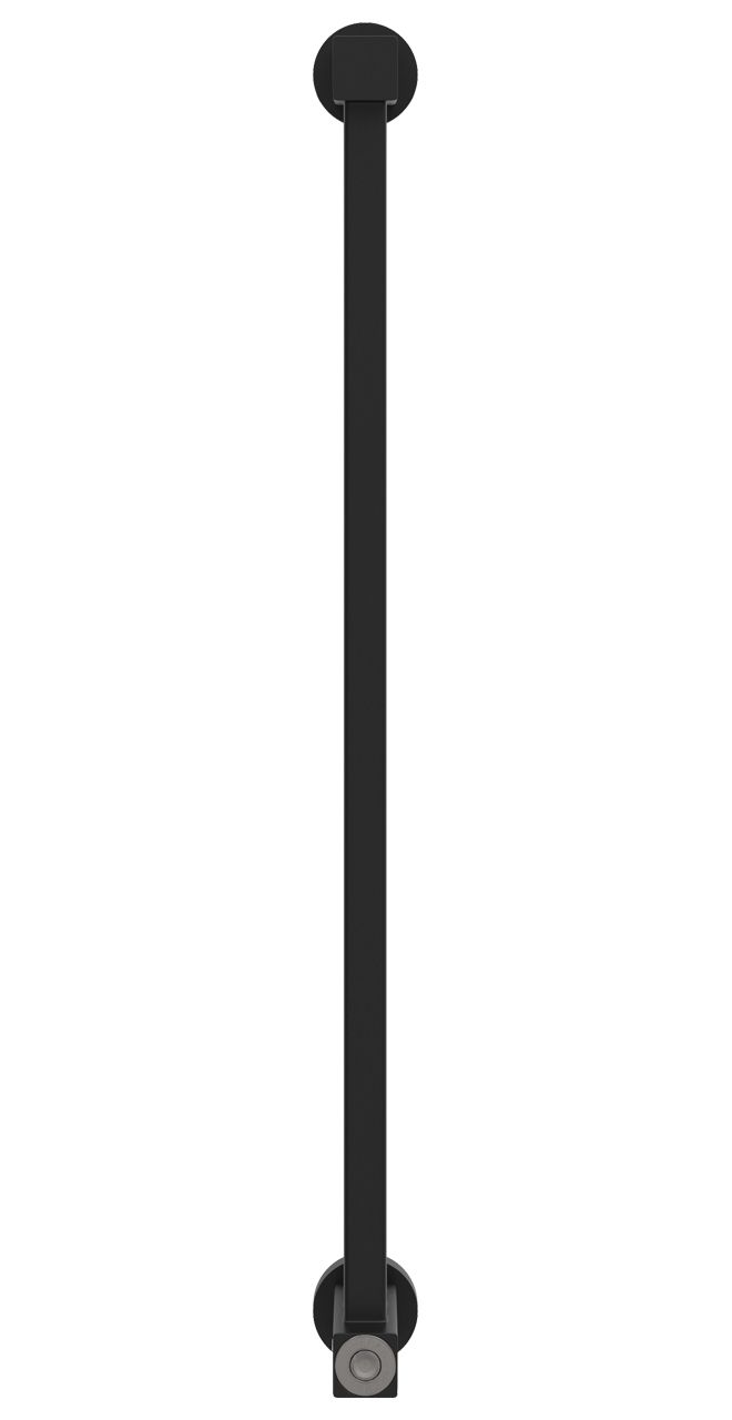 Полотенцесушитель электрический "ХОРДА 4.0" 600х166 (Матовый чёрный)