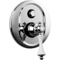 Смеситель для ванны и душа Cezares Margot MARGOT-VDIM-01-Bi Хром/белый