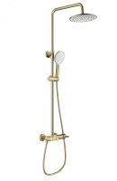 Душевая система WONZON & WOGHAND MUSE Corno, Брашированное золото (WW-A30653-BG)