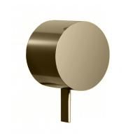 Fantini AF/21 Смеситель для душа, встраиваемый, на 1 источник, (наружняя часть), цвет: Matt British Gold PVD