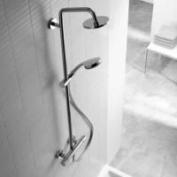 HG Croma Душевая система Showerpipe: верх.душ 160 1jet, ручн.душ, шланг, термостат, цвет: хром HG Croma Душевая система Showerpipe: верх.душ 160 1jet, ручн.душ, шланг, термостат, цвет: хром