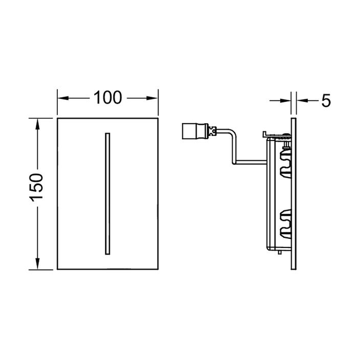 TECEfilo Urinal, 230 В, пластик, белая TECEfilo Urinal, 230 В, пластик, белая