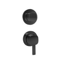 Fantini Lame Смеситель для душа, встраиваемый , перекл на 3 потока, цвет черный матовый