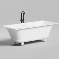 Salini ORLANDA AXIS KIT Встраиваемая ванна на ножках 1700х750х600мм, "Up&Down",белый, сифон, интегрированный слив-перел мат-л: S-Sense,  белый матовый Salini ORLANDA AXIS KIT Встраиваемая ванна на ножках 1700х750х600мм, "Up&Down",белый, сифон, интегрированный слив-перел мат-л: S-Sense,  белый матовый