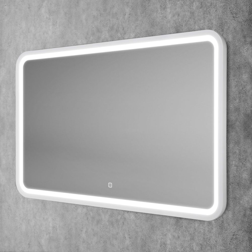 Зеркало с подсветкой "Genova 1200x800" AM-Gen-1200-800-DS-F-White, артикул AM-Gen-1200-800-DS-F-White