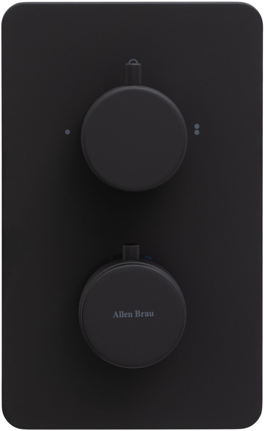 Смеситель для ванны Allen Brau Priority 5.31213-31 (с внутренней частью, 2 выхода) черный матовый, артикул 5.31213-31