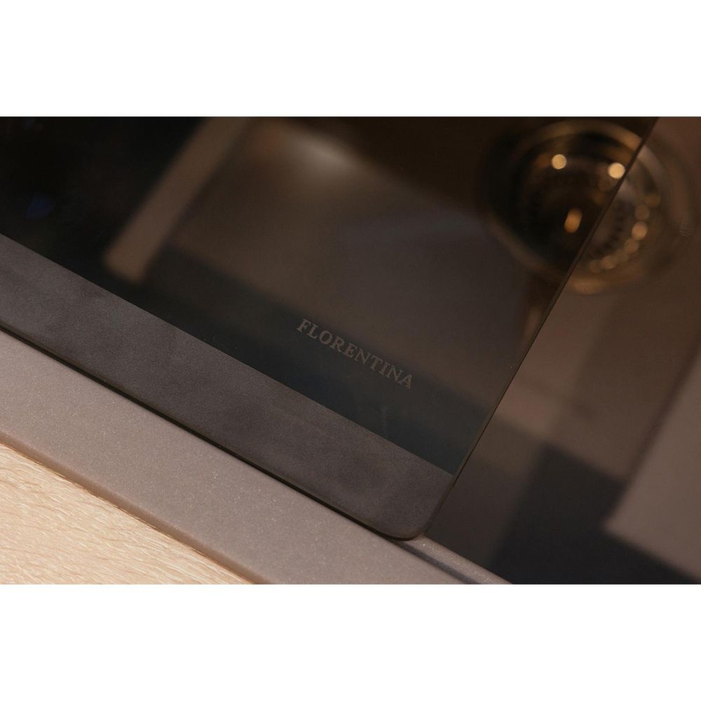 Кухонная мойка с разделочной доской Florentina РОССАНА 20.335.E1000.202, шампань, артикул 20.335.E1000.202