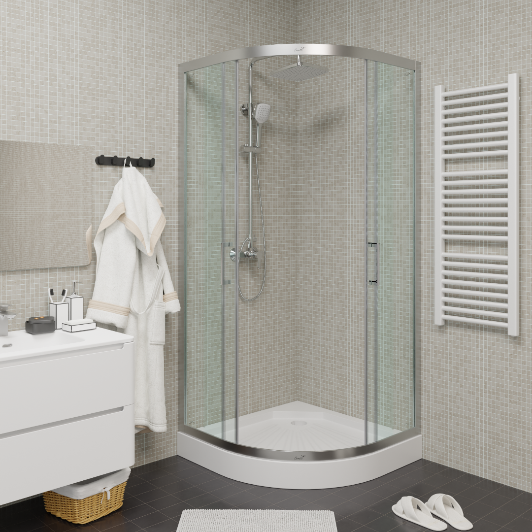 Ограждение VIVA90 душевое Cerutti SPA без поддона (90x90x195) Ограждение VIVA90 душевое Cerutti SPA без поддона (90x90x195)