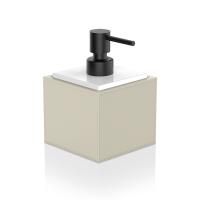 Decor Walther  BROWNIE SSP Дозатор для мыла настольный искусственная кожа, цвет бежевый