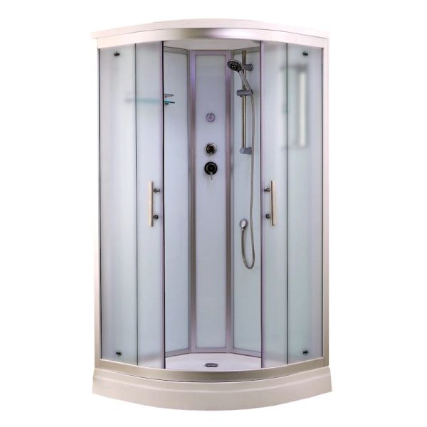 Душевая кабина Timo Standart Silver Fabric T-6601SF, 100x100x220