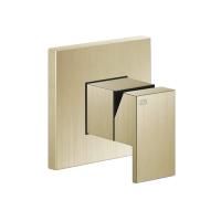 GESSI RETTANGOLO Смеситель встраиваемый, однорычажный, внешняя часть, цвет Brushed Brass PVD GESSI RETTANGOLO Смеситель встраиваемый, однорычажный, внешняя часть, цвет Brushed Brass PVD