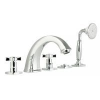 KORONA См-ль на борт ванны, на 5 отв., хром