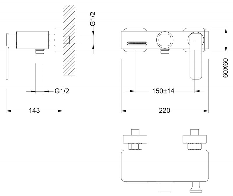 Смеситель для ванны Timo Torne 4314/02Y Антик