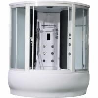 Душевой бокс Orans SR-9907 с баней профиль Белый задние стенки Белые