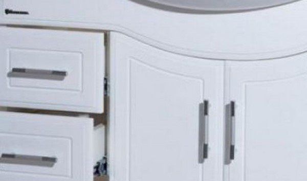 Тумба под раковину Bellezza Коралл 85 4632014142016 L Белая