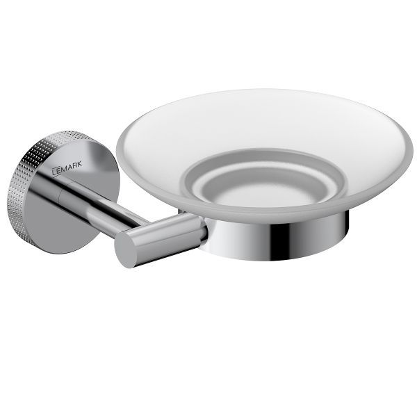 Мыльница Lemark BELUGA подвесная, сталь, стекло, хром (LMA-8031S-C)