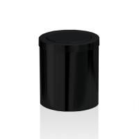 Decor Walther DW 1240 Корзина для бумаги 14.5xh16см, с крышкой, цвет: черный матовый