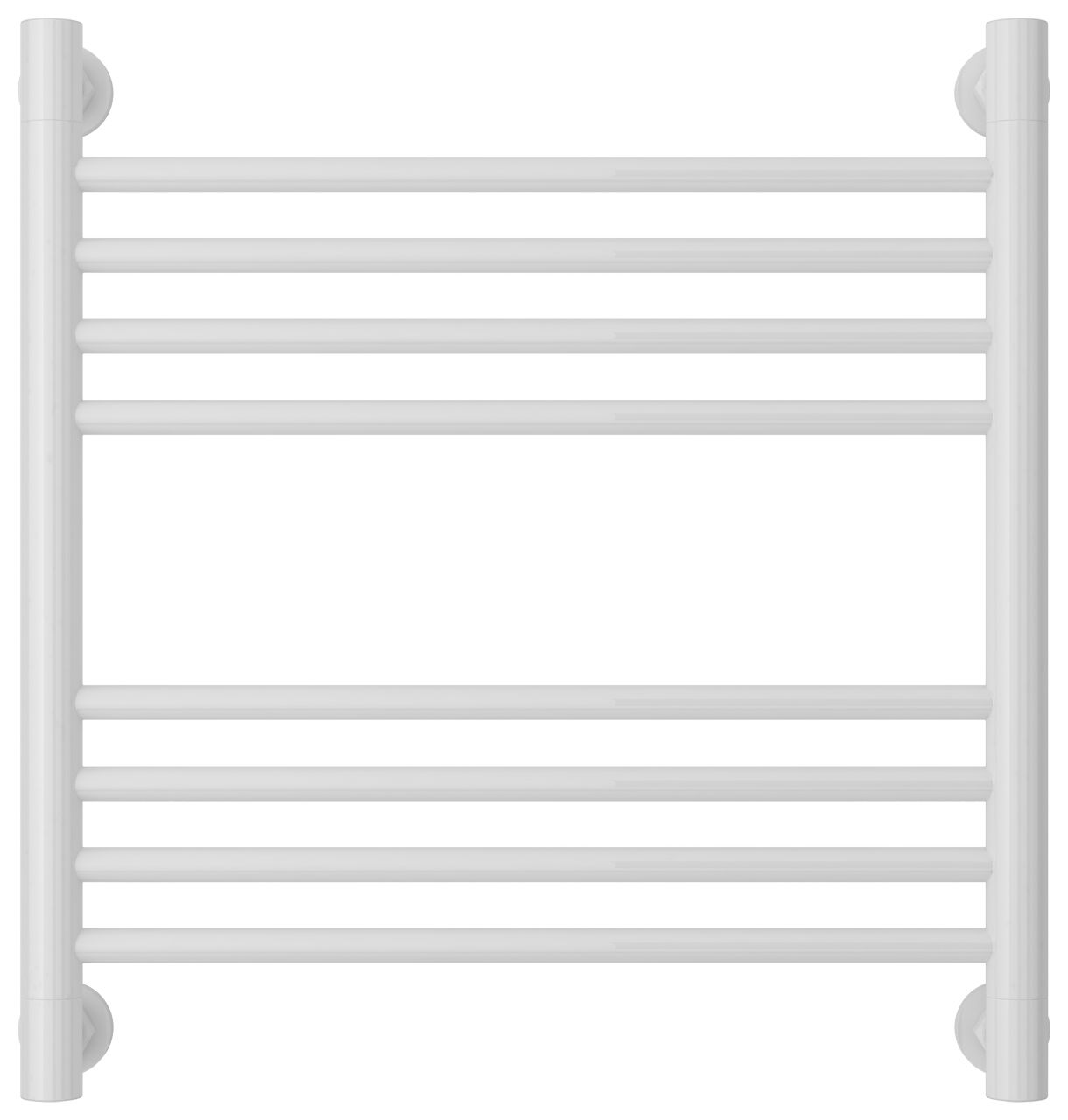 Полотенцесушитель водяной "Богема+" прямая 500х500 (БЕЛЫЙ)