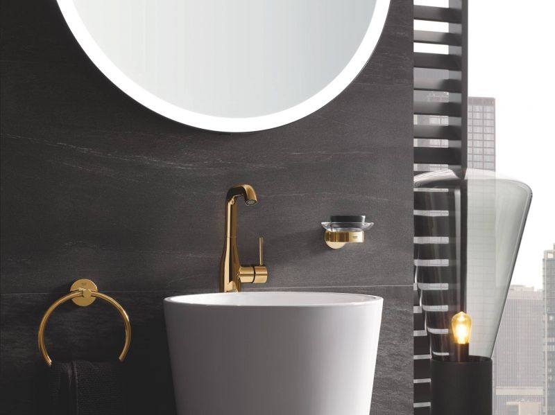 Кольцо для полотенца GROHE Essentials, холодный рассвет глянец (40365GL1) Кольцо для полотенца GROHE Essentials, холодный рассвет глянец (40365GL1)