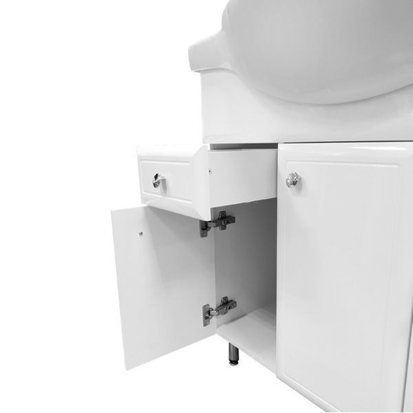 Тумба с раковиной Comforty Сочи 85 4134639 Белая Тумба с раковиной Comforty Сочи 85 4134639 Белая