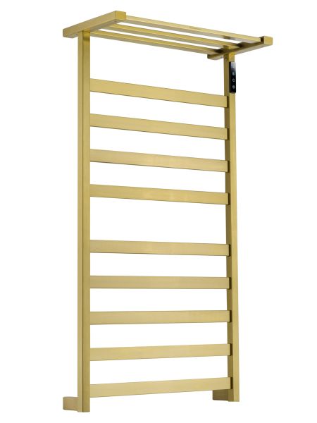 Полотенцесушитель электрический WONZON & WOGHAND FRANKFURT, Брашированное золото (WW-1029-BG)