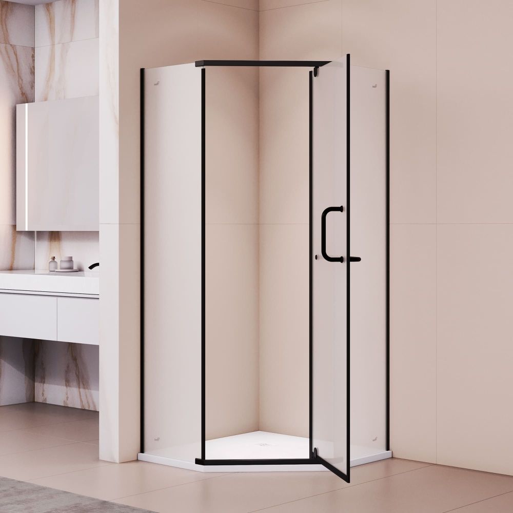 Душевой уголок RGW PA-081B (Матовое-Сатинат, 900x900)