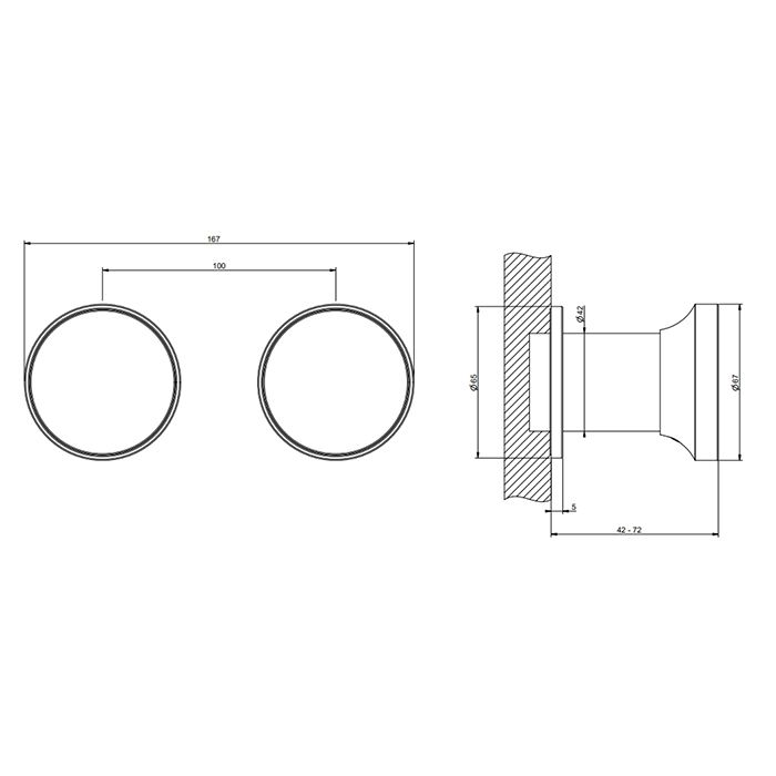 GESSI Origini Смеситель встраиваемый на 2 позиции,с отд вставкой., цвет: Finox Brushed Nickel