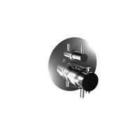 BONGIO Термостатический смеситель с переключателем на 3 положения, цвет хром (без встраив части 09766/3)