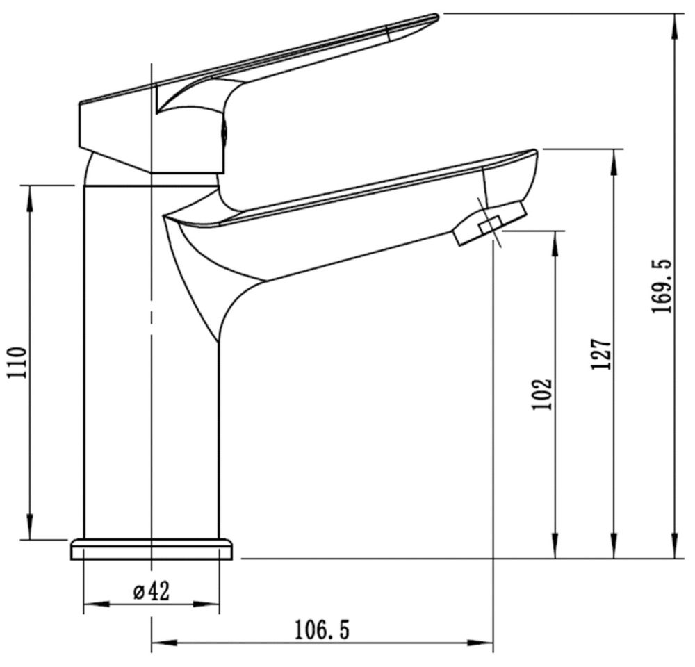 Смеситель для раковины ESKO KZ27HW
