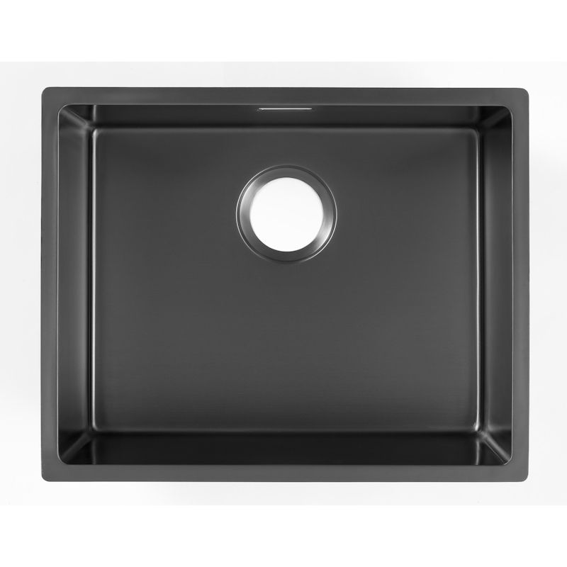 Кухонная мойка Grandex Aqua Optima 5011363, графит, артикул 5011363