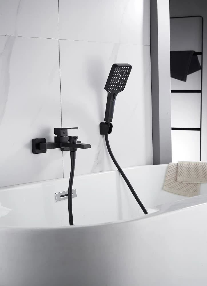 Смеситель для ванны Knotlor KN-22/BL, черный