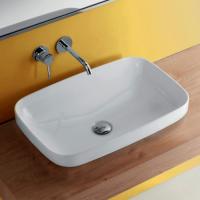 Kerasan Tribeca Раковина встраиваемая/накладная 60х38см, без отверстия под смеситель, цвет: белый