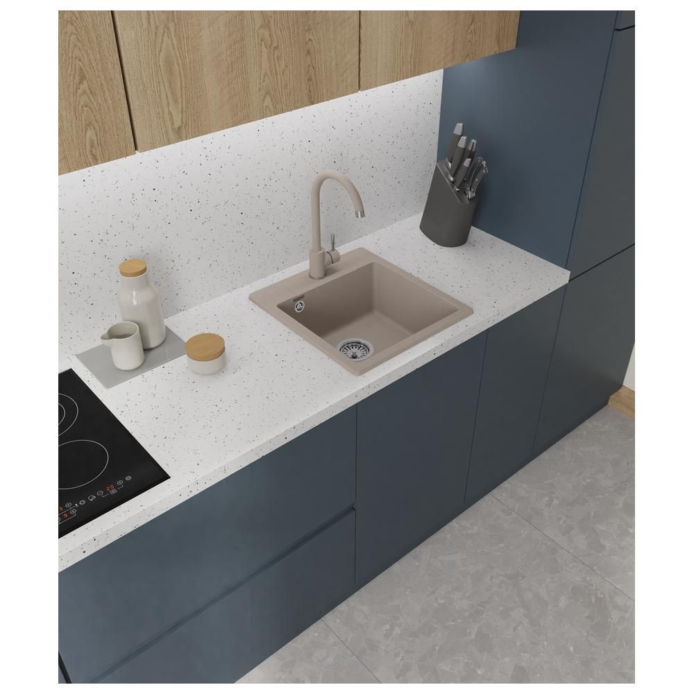 Кухонная мойка GranFest URBAN 245, песочный, артикул 245 песочный