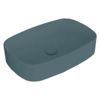 SIMAS FORIU Раковина 600х400х130 мм., для установки на столешницу, без отверстий для смесителя, цвет Navy matt SIMAS FORIU Раковина 600х400х130 мм., для установки на столешницу, без отверстий для смесителя, цвет Navy matt