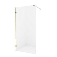 Душевое ограждение NEW TRENDY AVEXA GOLD BRUSHED 160x200 EXK-2003 (брашированное золото)