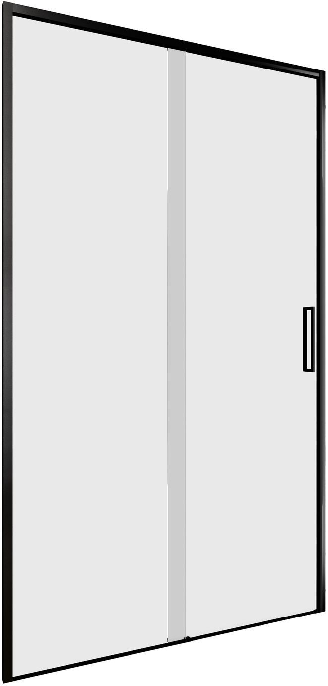 Душевая дверь Aquanet Pleasure Evo 110 AE65-N110-BT профиль черный, прозрачное стекло Душевая дверь Aquanet Pleasure Evo 110 AE65-N110-BT профиль черный, прозрачное стекло