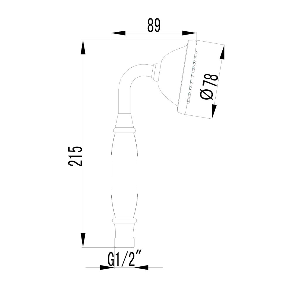 Душевая лейка Lemark (LM8007C), артикул LM8007C