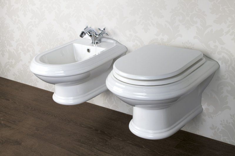 Биде Cezares CZR-618-TH подвесное Белое